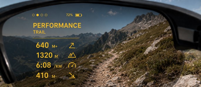 Trail — HUD AI-Training sur lunettes ENGO 3